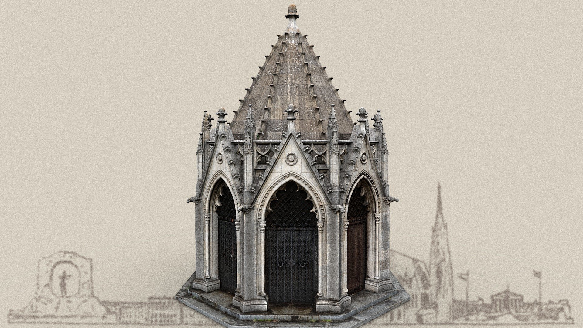 Bosel-Mausoleum - Download Free 3D model by noe-3d.at (@www.noe-3d.at ...