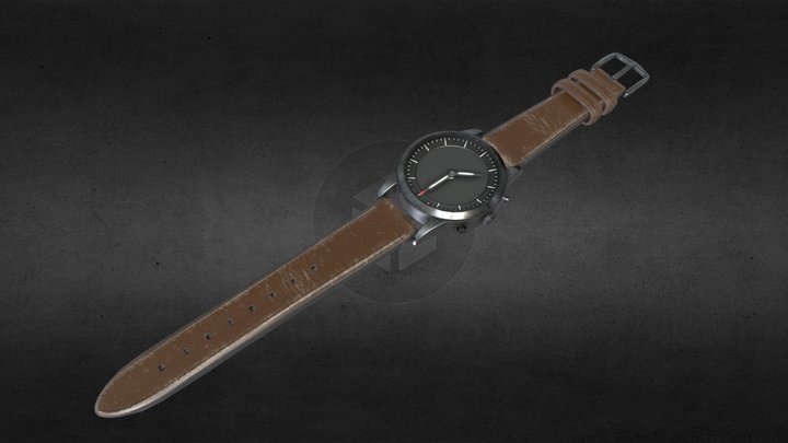 Fossil Watch 3D Model