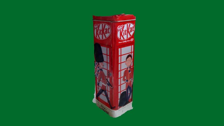 Lembrança Lata Kit Kat 3D Model
