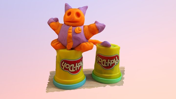 Play-Doh Creature 3D Model