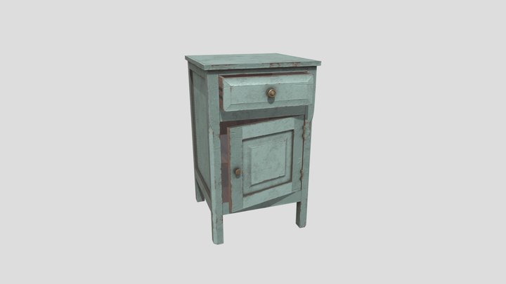 Mesa de Luz Vintage 3D Model