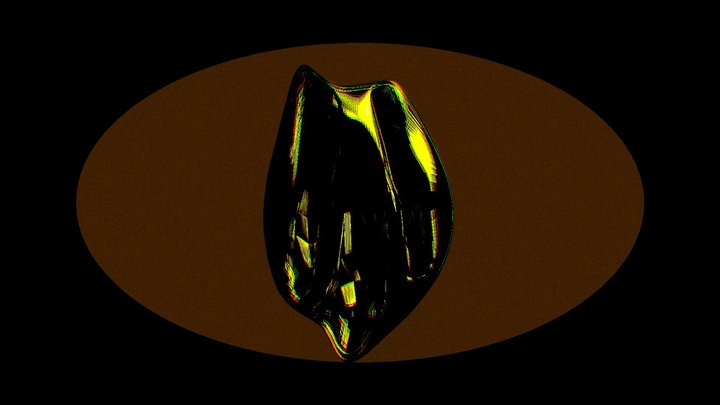 Melted Face Remake 3D Model