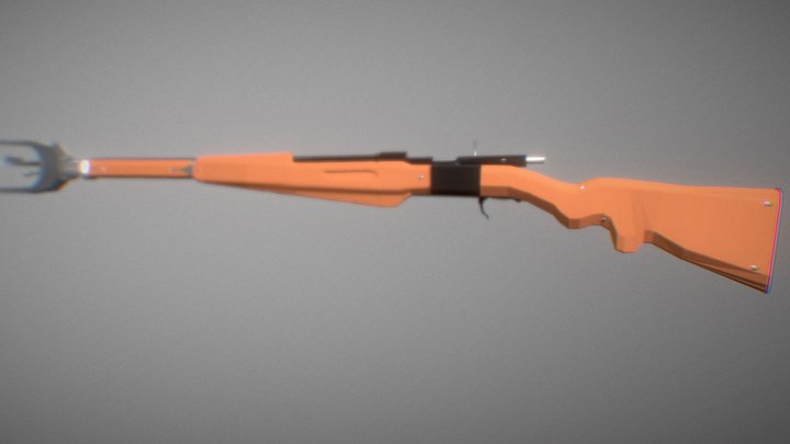 Standard Rifle 3D Model
