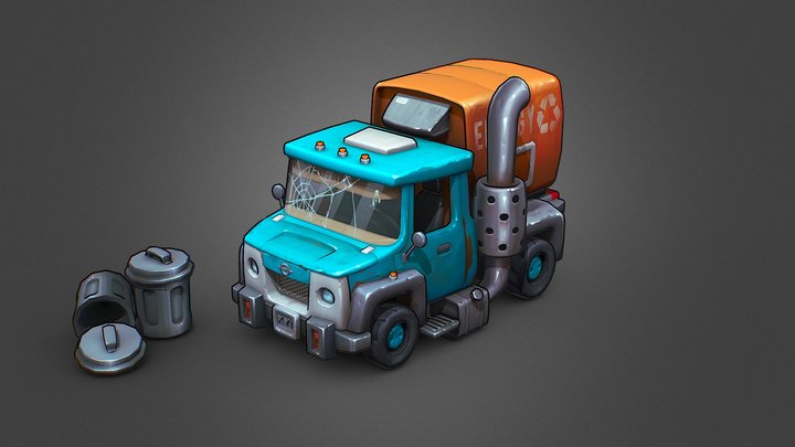 stylized car 3D Model
