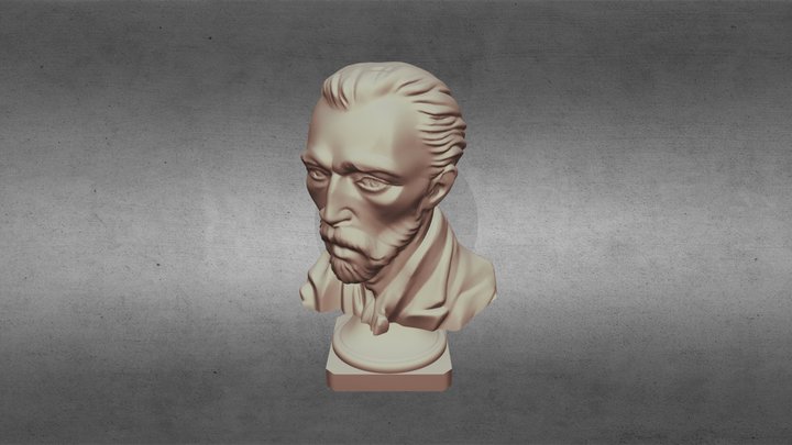 Van Gogh Bust Vincent 3D Model