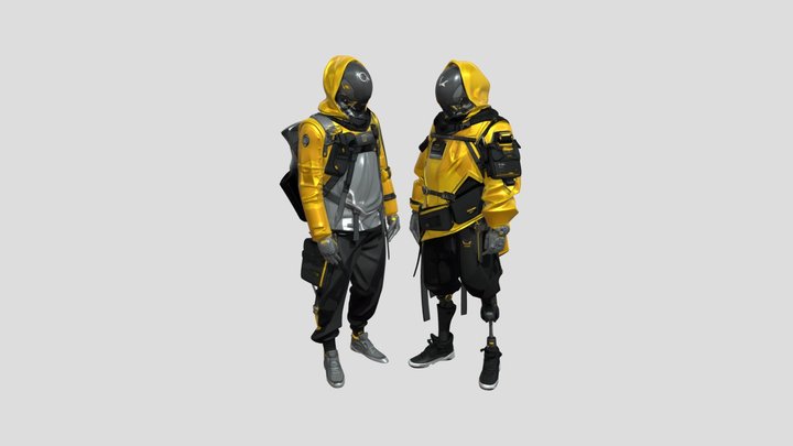 Yellow Wardens 3D Model