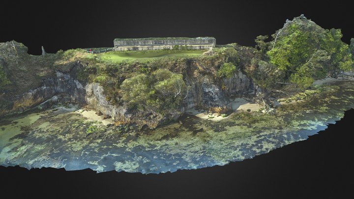 Fort Henry cliff face survey 2025 3D Model