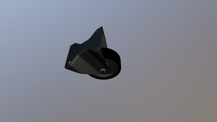 SOLIDWORKS assemblage roulette de chariot 3D Model