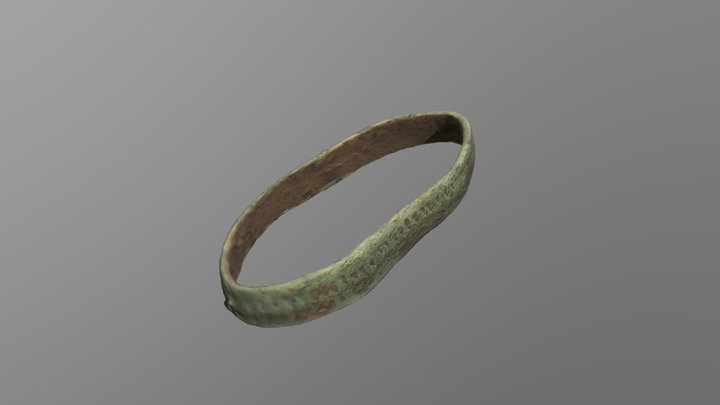 2025.0124 15th century copper-alloy ring 3D Model