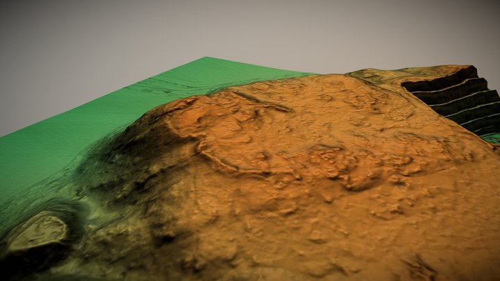 Haughmond Hill Camp, Shropshire (UK) – Free 3D Model STL