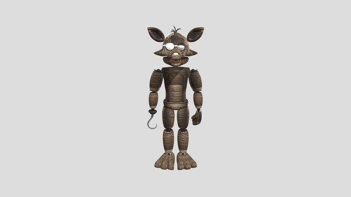 WOODEN TOY FOXY(UNWITHERD) (LIMITED TIMING) 3D Model