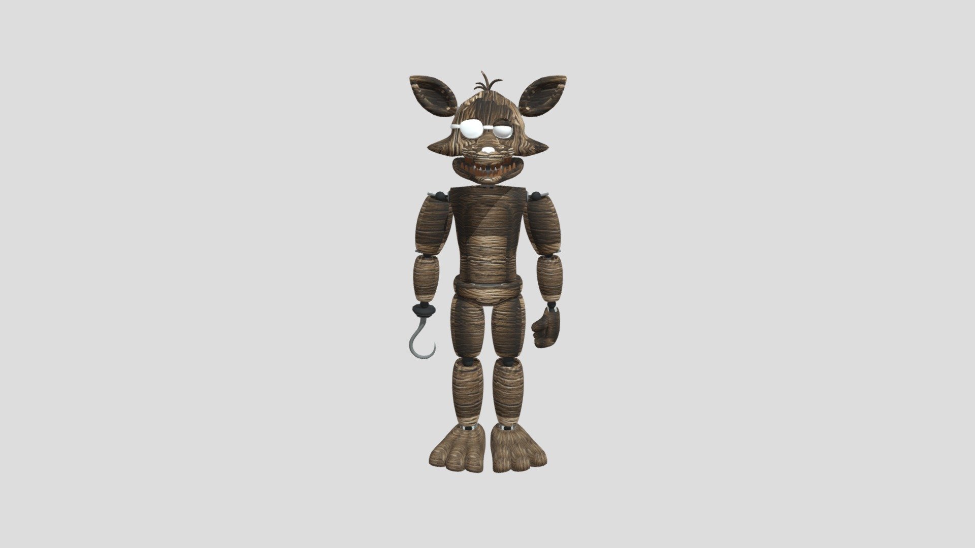 WOODEN TOY FOXY(UNWITHERD) (LIMITED TIMING) - Download Free 3D model by ...