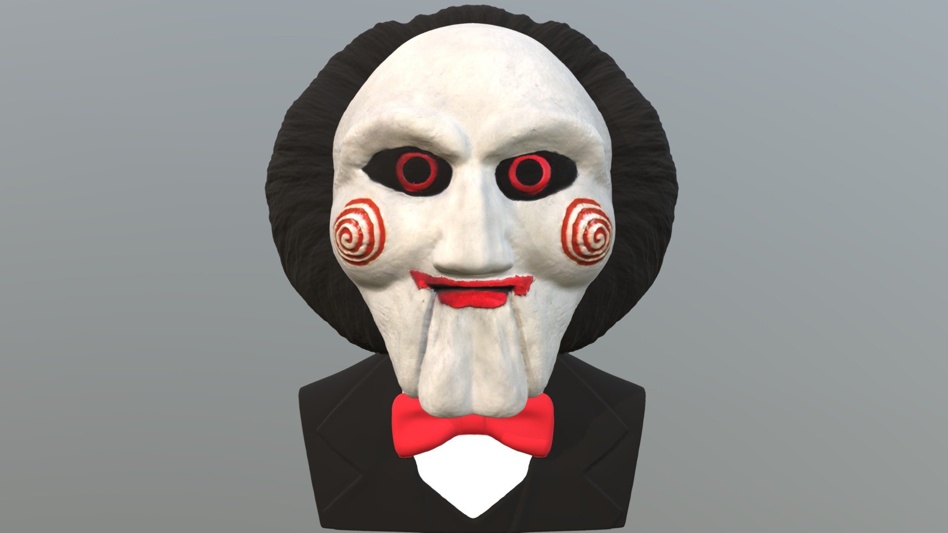 Billy the Puppet Saw bust full color 3D printing