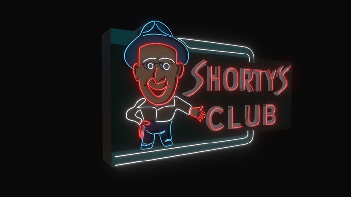 Shorty's Club 1940s 3D Model