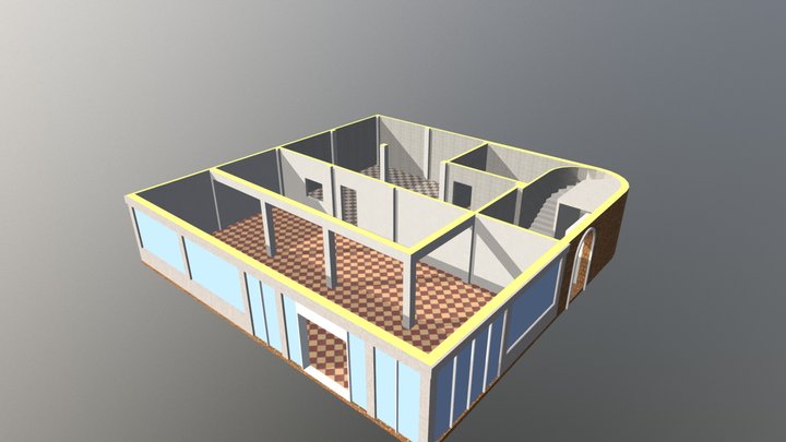 Shop On 1st floor 2.3 3D Model