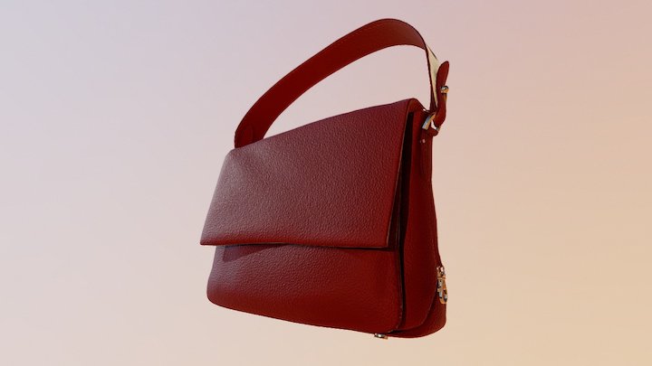 Commercial Luxury handbag 3D Model
