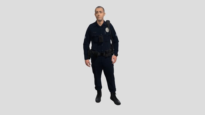 Police Officer Portrait – Modelo 3D gratuito STL