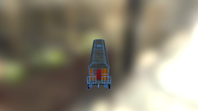 Dining Car (no wheels) 3D Model
