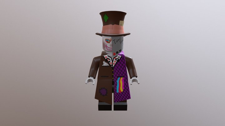mad hatter Lego project 3D Model