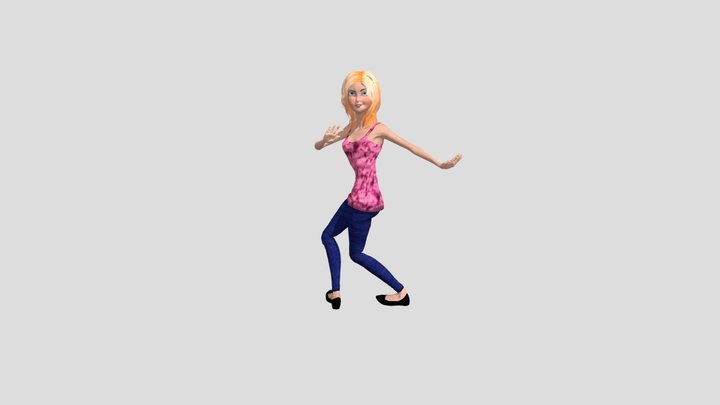 Becky's Samba Dance 3D Model