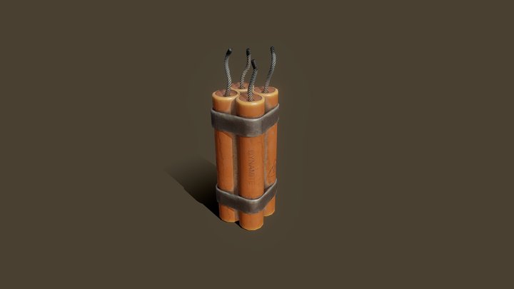 Dynamite bundle – Free 3D Model STL