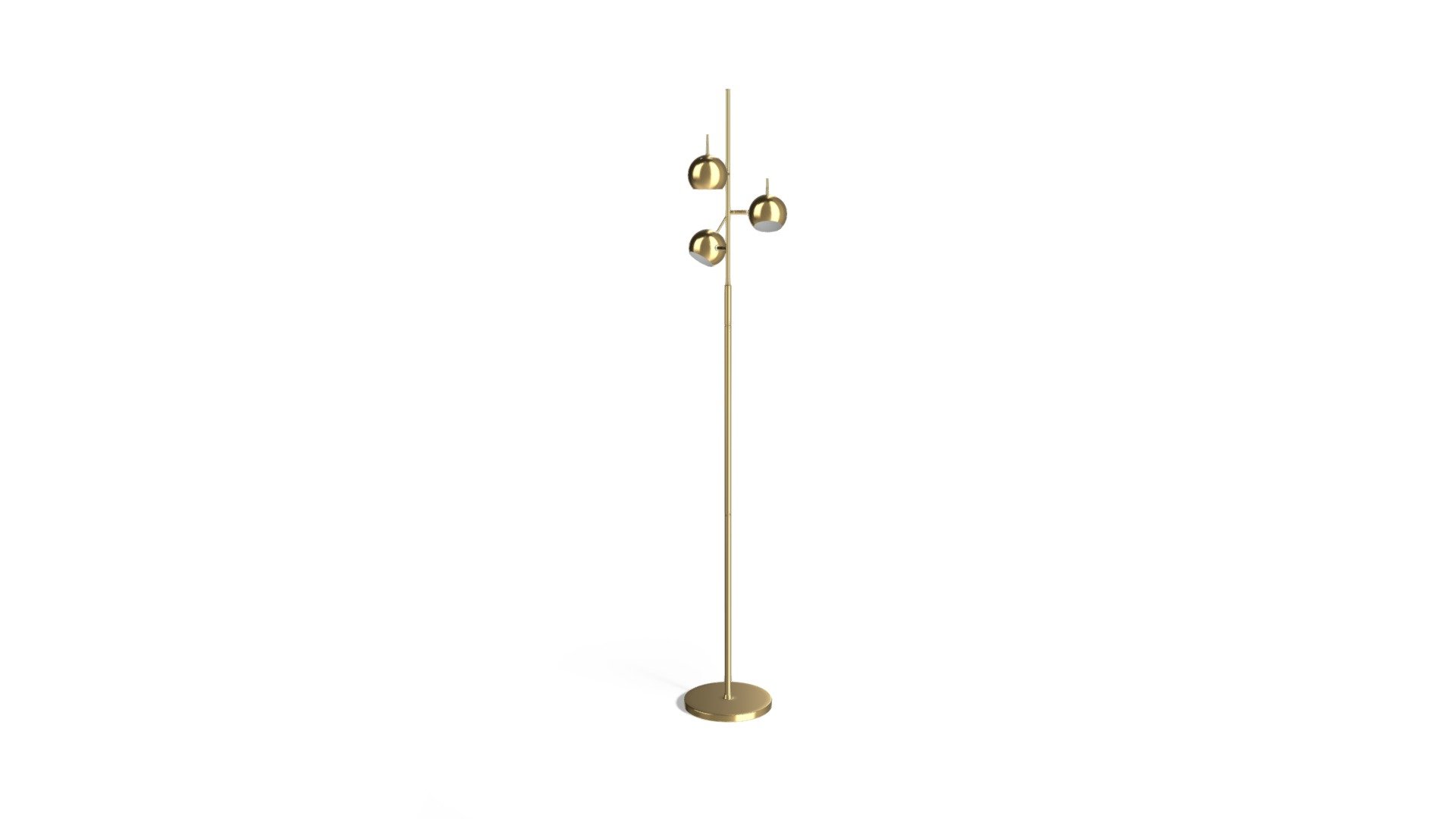 Austin Floor Lamp, Brass