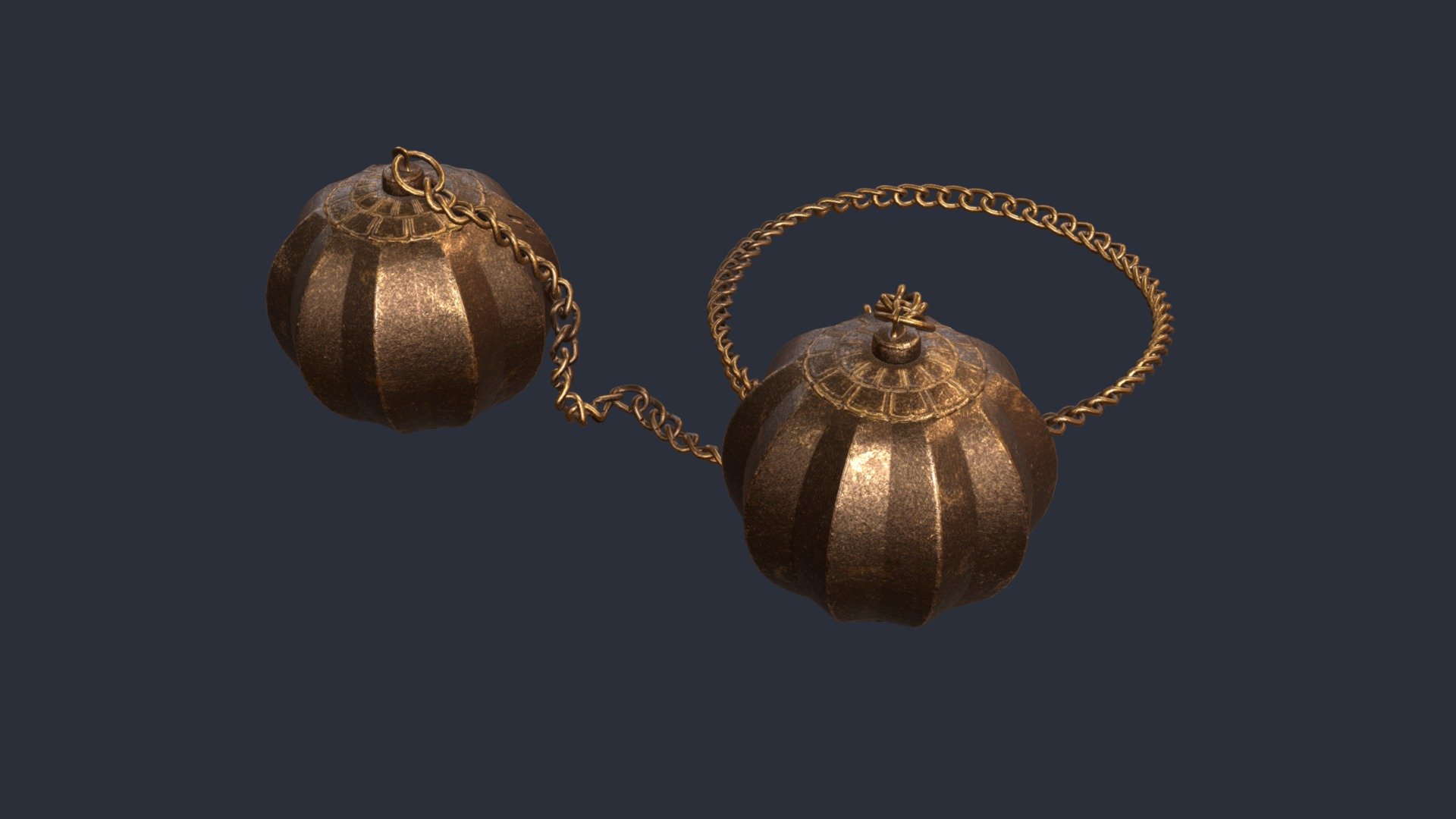 Meteor Hammer 3D model by Kayvond Logan (Haelu) [6d34134] Sketchfab