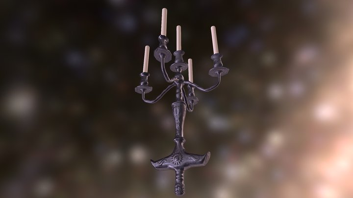 Retro Pre-Laser Sword 1789 3D Model