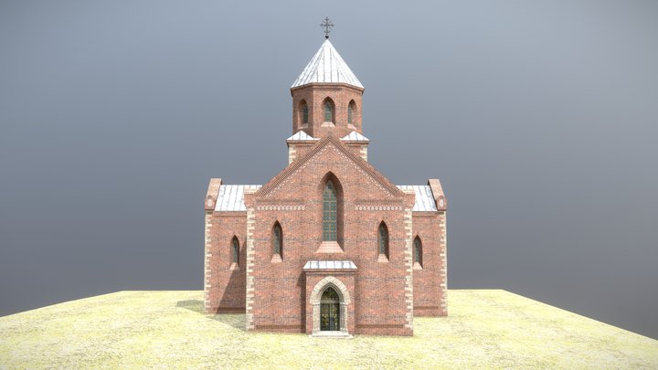 The Church of the Virgin Mary in Chełm 3D Model