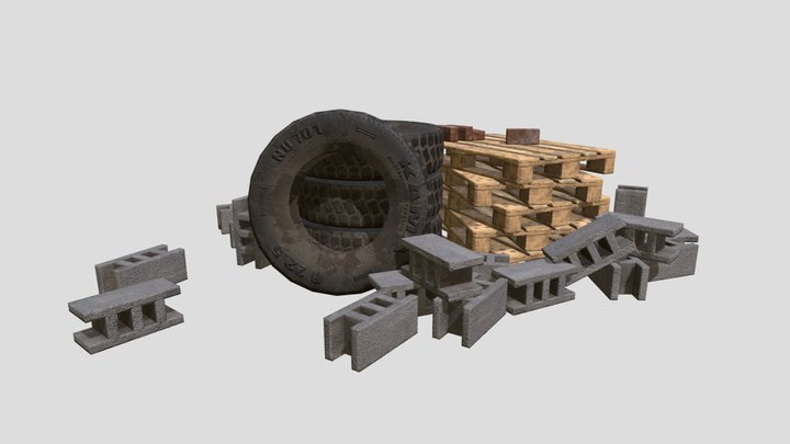 lowpoly6-fin 3D Model