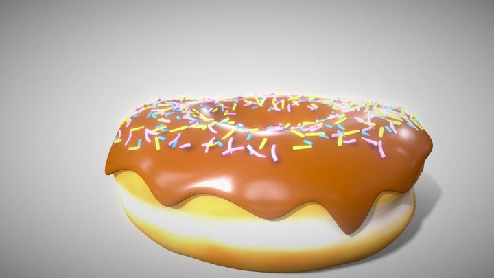 Donut 3D Model