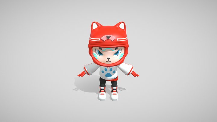 角色2动画 3D Model