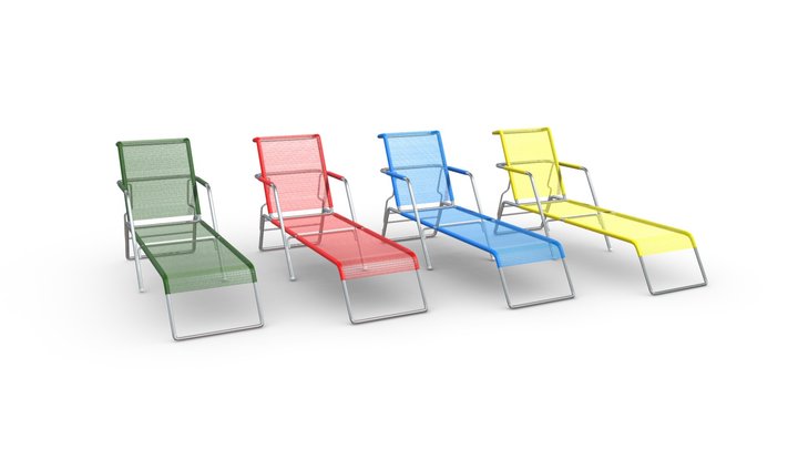 Pool Chairs – Modello 3D gratuito STL