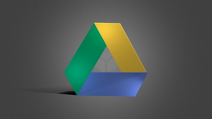 Google Drive Logo 3D Model