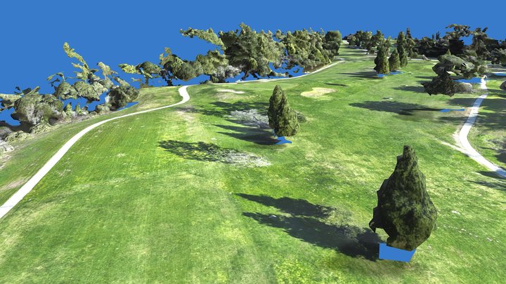 DeLavega Golf Course, Santa Cruz Ca. 3D Model