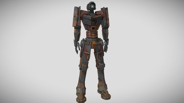 Pacific Rim Inspired Mech 3D Model