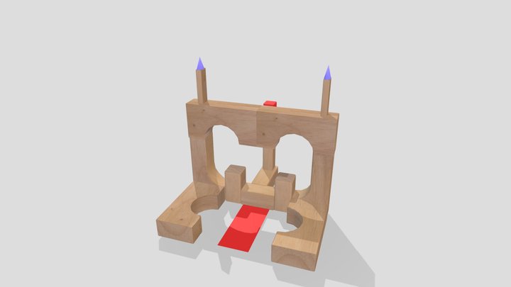 WK7 Unit Block Castle Nguyen Trami 3D Model