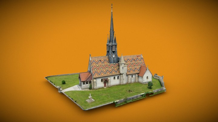 Eglise St Léger_Ruffey-lès-beaune 3D Model
