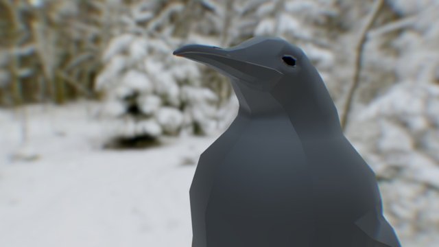 King Penguin 3D Model