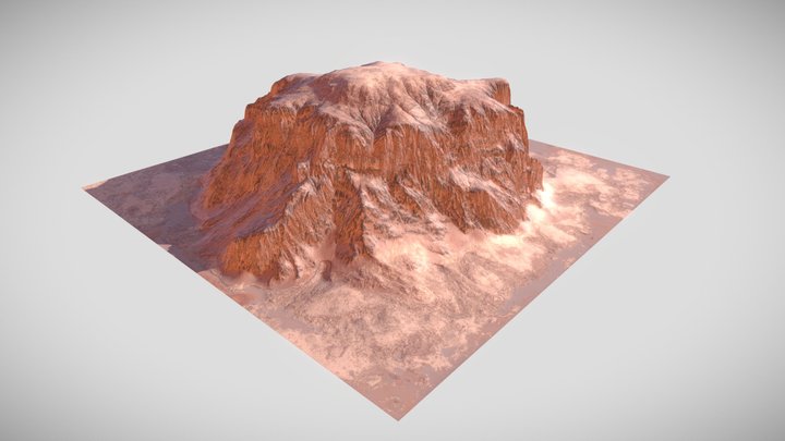 Desert Mesa V1 3D Model