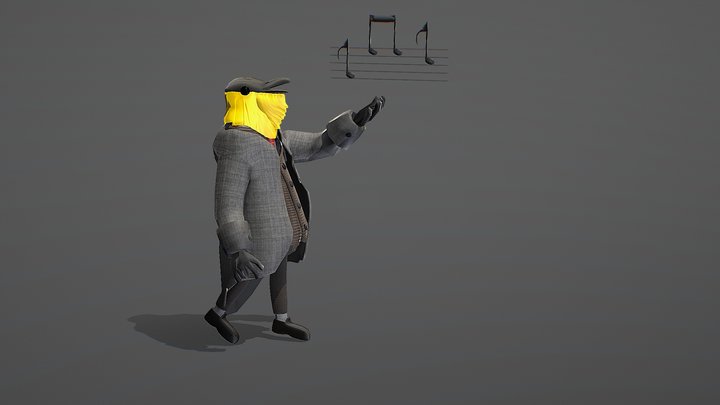 Mr Manakin 3D Model