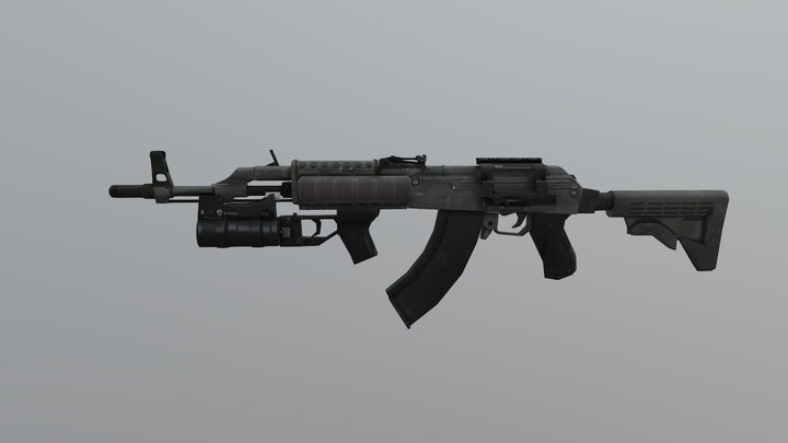 ak47 – Kostenloses 3D-Modell STL