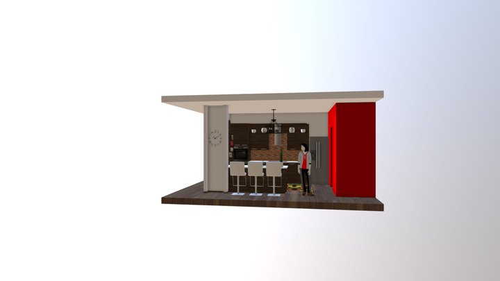 Kitchen Test 3D Model