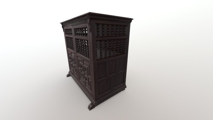 ComodaBarrotes 3D Model
