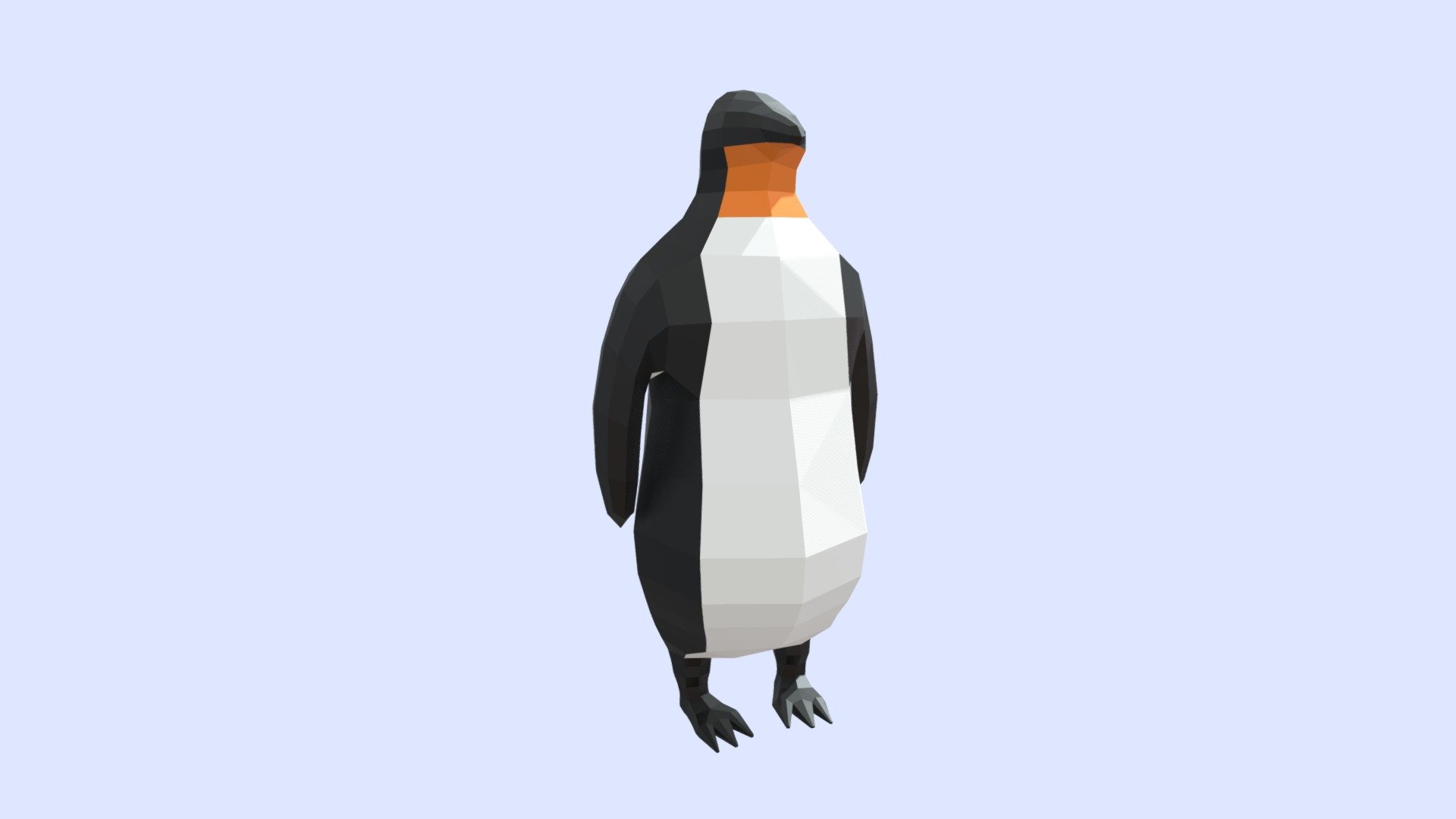 Penguin lowpoly