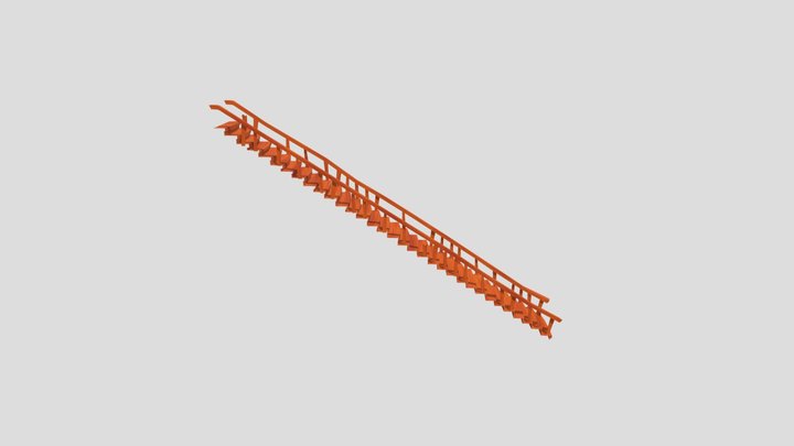 Hello neighbor basement stairs 3D Model