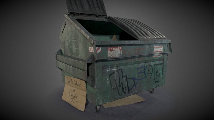 Street Dumpster 3D Model