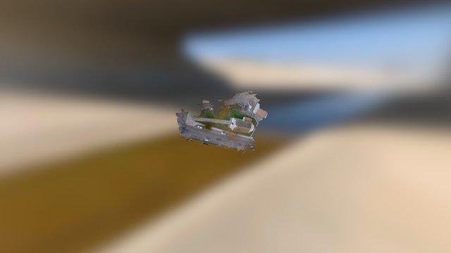 Eglise Ste-lucie Simplified 3d Mesh 3D Model