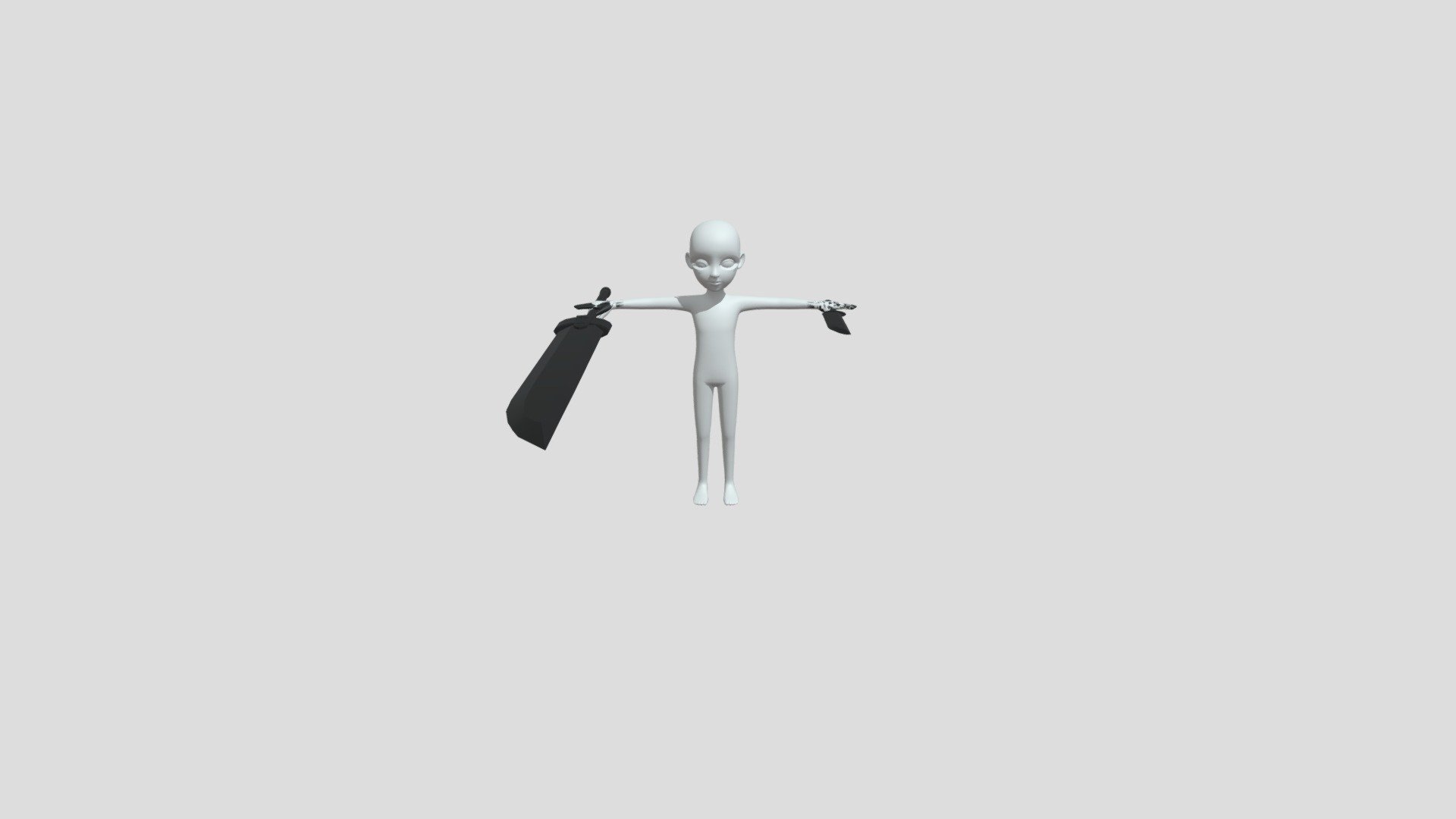 Weapon#5 FBX file prefab zepeto template 3D Item - Download Free 3D ...