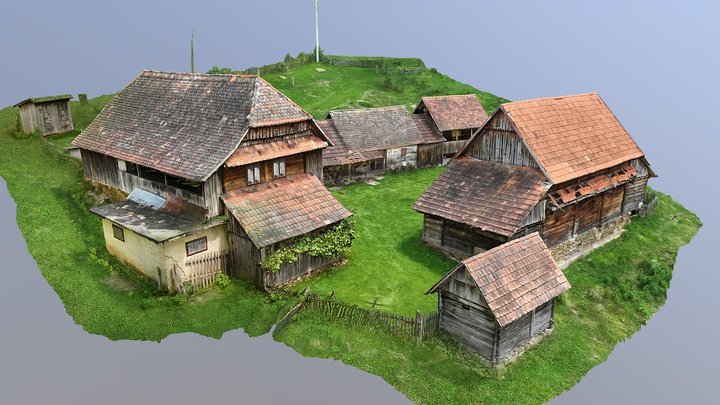Banija, Trnovac, homestead 3D Model